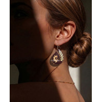 Hand Painted Wooden Earrings